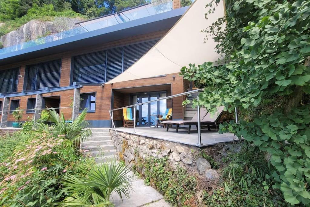 Villa Bootsmann Mit Spektakulaerer Seesicht Nahe Badestrand Vitznau Buitenkant foto