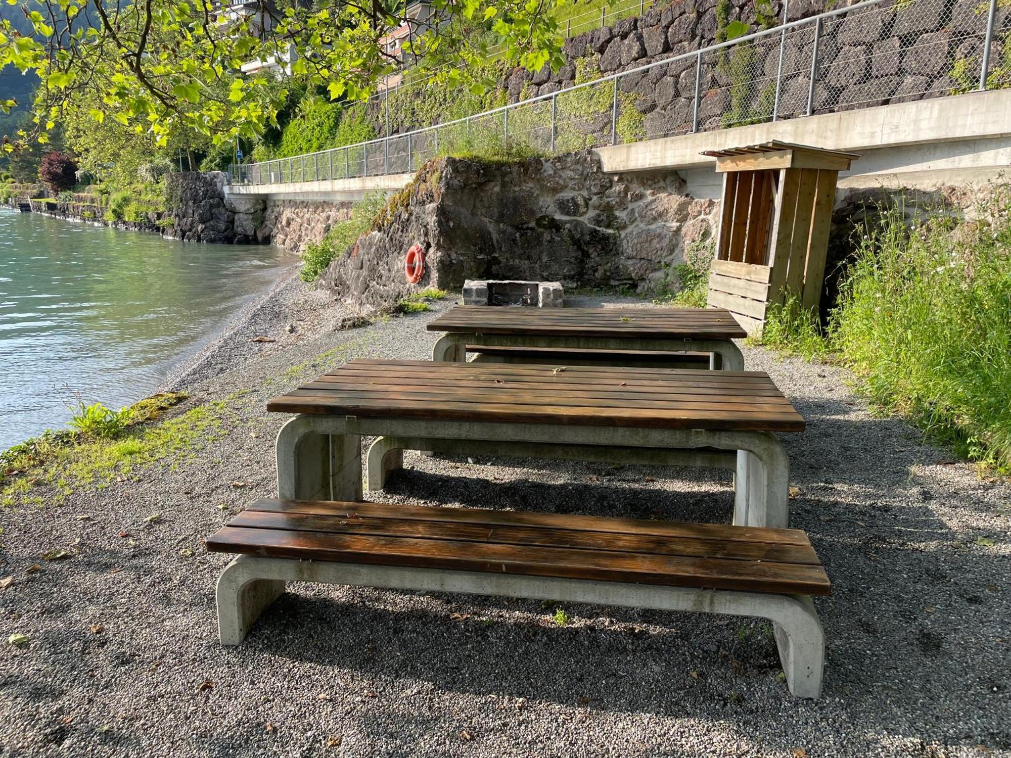 Villa Bootsmann Mit Spektakulaerer Seesicht Nahe Badestrand Vitznau Buitenkant foto